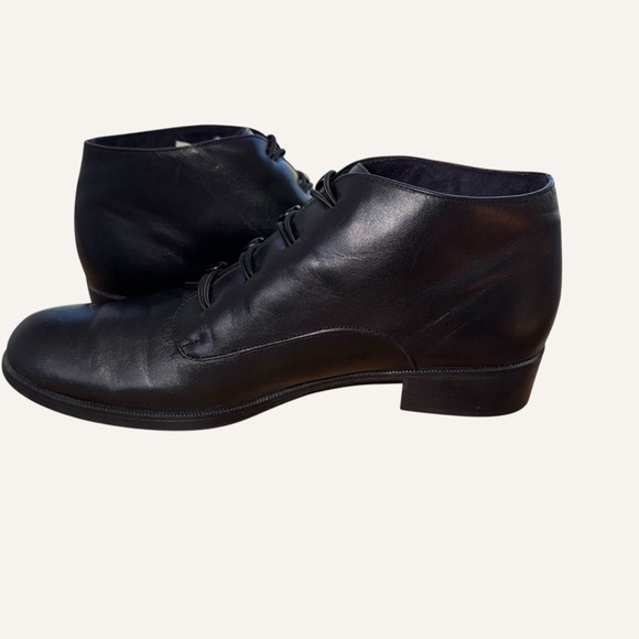 Munro Black Button Closure Victoria Style Booties Women Size 7.5 N Made in USA - Picture 7 of 11